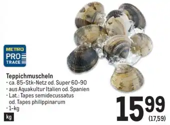 Metro Teppichmuscheln ∙1-kg Angebot