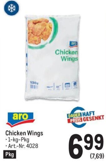 Metro Chicken Wings · 1-kg-Pkg Angebot
