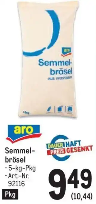Metro Semmel- brösel • 5-kg-Pkg Angebot