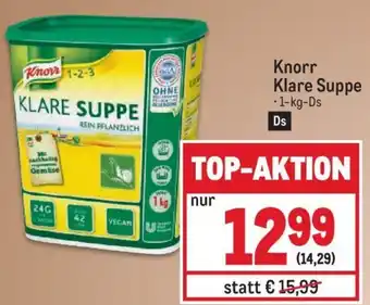 Metro Knorr Klare Suppe -1-kg-Ds Angebot