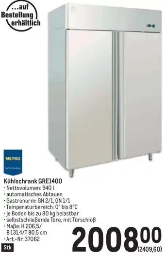 Metro Kühlschrank GRE1400 Angebot