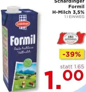 Unimarkt Schärdinger Formil H-Milch 3,5% 11 EINWEG Angebot