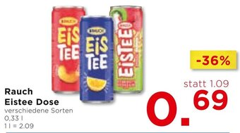 Unimarkt Rauch Eistee Dose verschiedene Sorten 0,33 L Angebot