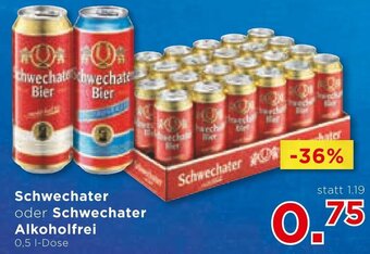 Unimarkt Schwechater oder Schwechater Alkoholfrei 0,5 I-Dose Angebot