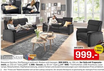 Möbel Ludwig 2ER SOFA Angebot
