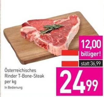 Sutterlüty Österreichisches Rinder T-Bone-Steak per kg Angebot