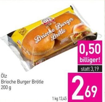 Sutterlüty Ölz Brioche Burger Brötle 200 g Angebot