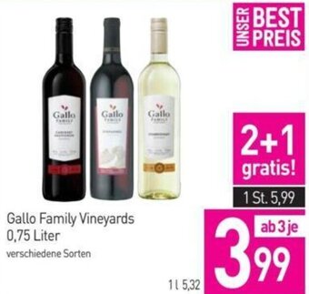 Sutterlüty Gallo Family Vineyards 0,75 Liter Angebot