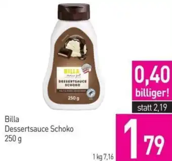 Sutterlüty Billa Dessertsauce Schoko 250 g Angebot