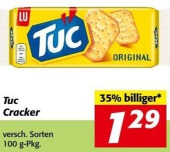 Nah&Frisch Tuc Cracker versch. Sorten 100 g-Pkg. Angebot