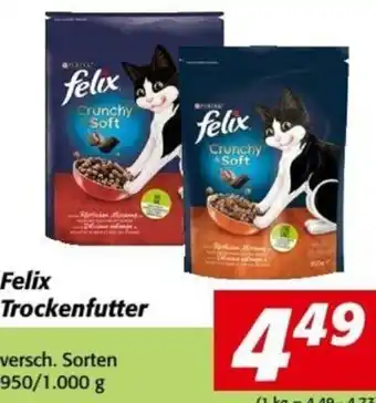 Nah&Frisch Felix Trockenfutter versch. Sorten 950/1.000 g Angebot