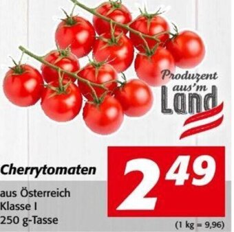 Nah&Frisch Cherrytomaten aus Österreich Klasse I 250 g-Tasse Angebot