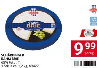 Transgourmet SCHÄRDINGER RAHM BRIE 65% Fett i. Tr. per kg Angebot