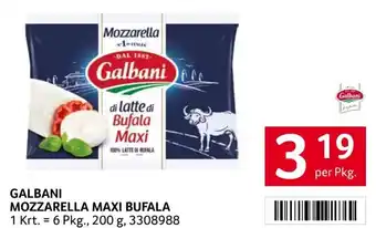 Transgourmet Galbani Mozzarella Maxi Bufala per Pkg. Angebot
