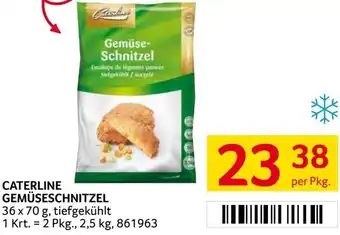 Transgourmet CATERLINE GEMÜSESCHNITZEL 36 x 70 g, tiefgekühlt per Pkg. Angebot