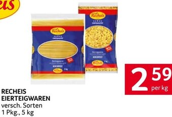 Transgourmet RECHEIS EIERTEIGWAREN versch. Sorten per kg Angebot