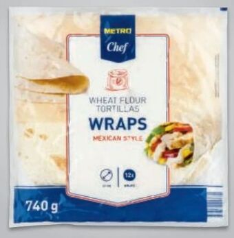 Metro Tortilla wraps Angebot