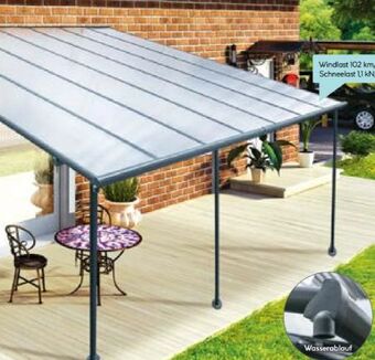 Hellweg Terrassenüberdachung Angebot