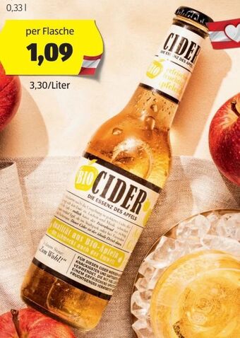 Hofer Bio-cider apfel Angebot