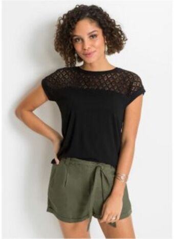 Bonprix Shirt mit spitze Angebot