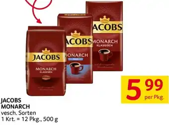 Transgourmet JACOBS MONARCH vesch. Sorten per Pkg. Angebot