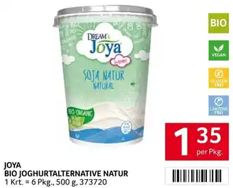 Transgourmet Joya BIO JOGHURTALTERNATIVE NATUR 1 Krt. = 6 Pkg., 500 g, 373720 per Pkg. Angebot