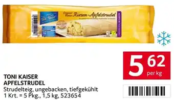 Transgourmet TONI KAISER APFELSTRUDEL per kg Angebot