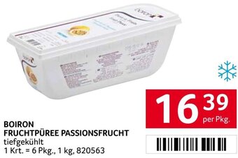 Transgourmet BOIRON FRUCHTPÜREE PASSIONSFRUCHT per Pkg Angebot