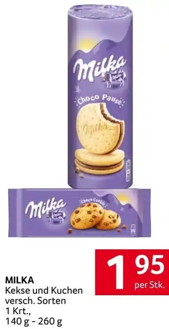 Transgourmet MILKA Kekse und Kuchen versch. Sorten per Stk. Angebot