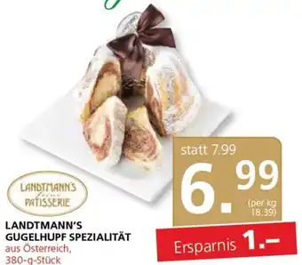 SPAR Gourmet LANDTMANN'S GUGELHUPF SPEZIALITÄT aus Österreich, 380-g-Stück Angebot