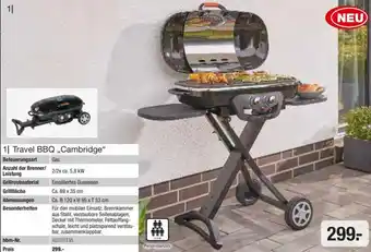 Hagebau Travel BBQ ,,Cambridge" Angebot