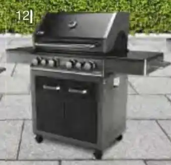 Hagebau Gasgrill ,,Kingman 4 Plus" Ca. 74 x 45 cm Ca. B 159 x H 124 x T 62 cm Angebot