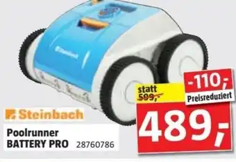 Bauhaus Steinbach Poolrunner BATTERY PRO 28760786 Angebot