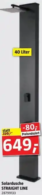 Bauhaus Solardusche STRAIGHT LINE 28799133 40 Liter Angebot