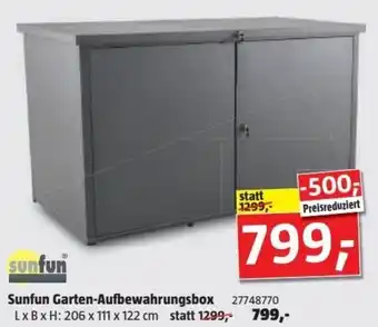 Bauhaus Sunfun Garten-Aufbewahrungsbox 27748770 Angebot