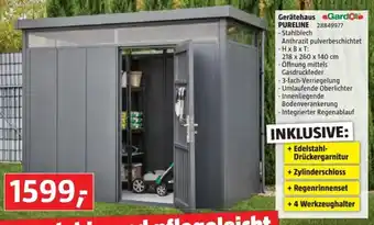 Bauhaus Gardol Gerätehaus PURELINE 28849977 Angebot