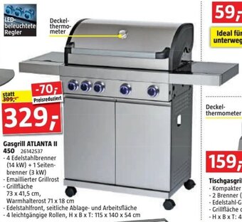 Bauhaus Gasgrill ATLANTA II 450 Angebot