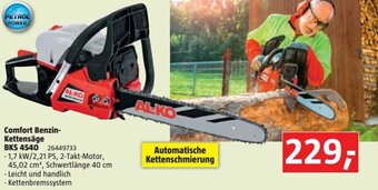 Bauhaus Comfort Benzin-Kettensäge BKS 4540 Angebot