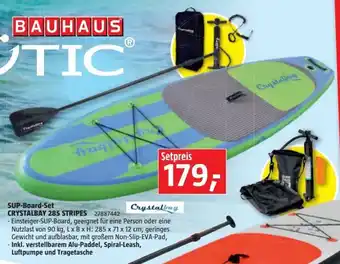 Bauhaus SUP-Board-Set CRYSTALBAY 285 STRIPES 27887442 Angebot