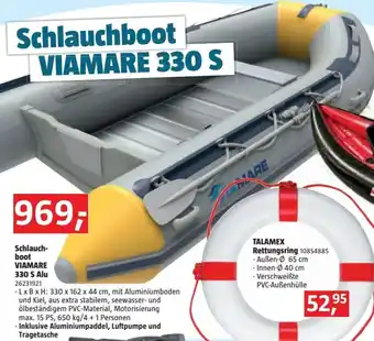 Bauhaus Schlauchboot VIAMARE 330 S Alu Angebot