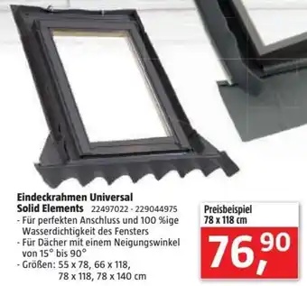 Bauhaus Mehrzweckfenster Eindeckrahmen Universal Solid Elements 22497022-229044975 78 x 118 cm Angebot