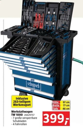 Bauhaus Werkstattwagen TW 1000 Angebot