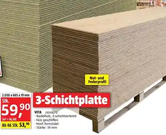Bauhaus 3-Schichtplatte VITA 26568212 Angebot