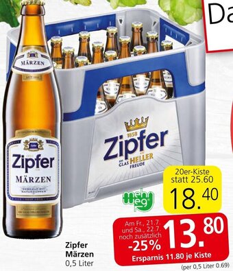 Spar Zipfer Märzen 0,5 Liter Angebot
