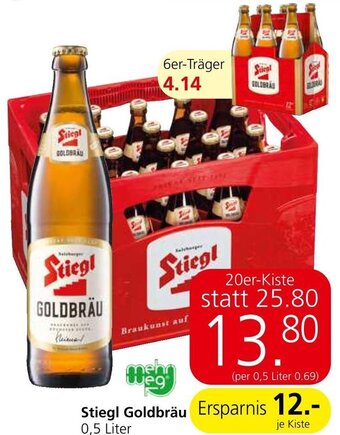 Spar Stiegl Goldbräu 0,5 Liter Angebot