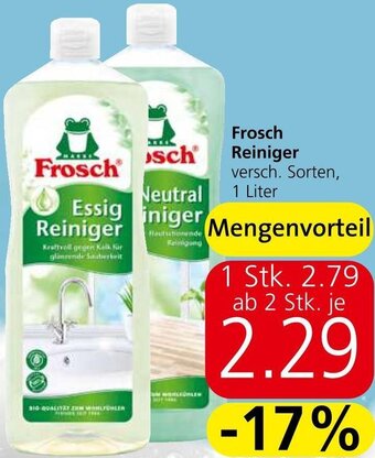 Spar Frosch Reiniger versch. Sorten, 1 Liter Angebot