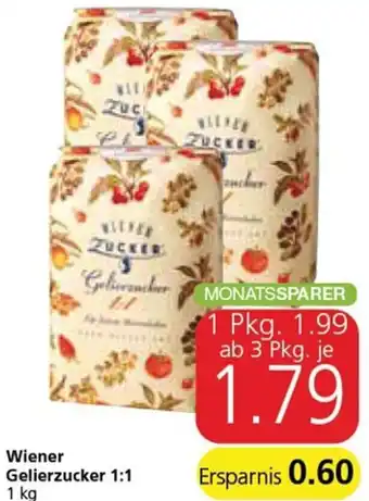 Spar Wiener Gelierzucker 1:1 1 kg Angebot