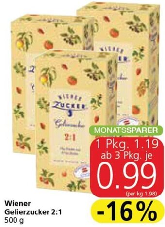 Spar Wiener Gelierzucker 2:1 500 g Angebot