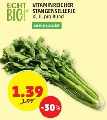 PENNY VITAMINREICHER STANGENSELLERIE Kl. II, pro Bund unverpackt Angebot