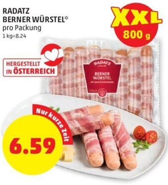 PENNY RADATZ BERNER WÜRSTEL® pro Packung Angebot